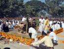 PIX: Bhupen Hazarika cremated, fans pay respects