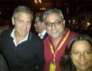 Partying with George Clooney!