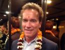 Photo: Arnold Schwarzenegger arrives in India