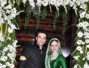 PIX: Stars attend wedding receptions over weekend