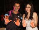 PIX: Kareena, Asin play Holi