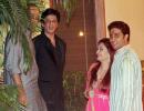 PIX: Shah Rukh, Akshay Kumar party with Bachchans