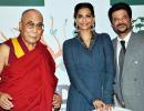 Anil Kapoor, Sonam, Raveena meet the Dalai Lama