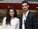 PIX: Kunal Kapoor, Huma Qureshi visit the Rediff office