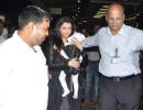 PHOTOS: Aishwarya, baby head to Chicago