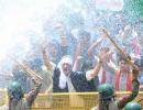 PHOTO: Amitabh Bachchan on the sets of Satyagrah