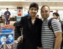 Spotted: Kamaal R Khan in Dubai airport