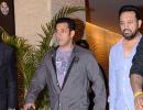 PIX: Salman Khan, Venkatesh party in Hyderabad