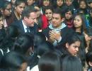 Aamir Khan meets British PM David Cameron