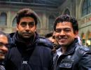 Spotted! Abhishek Bachchan shooting for Dhoom 3 in Zurich