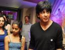 PIX: Shah Rukh parties with daughter, KKR team