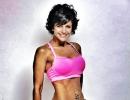 Mandira Bedi flaunts her abs