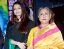 PIX: Aishwarya, Shah Rukh at Subhash Ghai's party