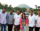 Spotted: Marathi actress Manasi Naik at a toll plaza!