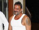 PIX: Sanjay Dutt returns home from jail