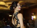 PIX: Elli Avram cheers while Amitabh Bachchan gets yet another award