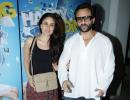 PIX: Saif, Kareena, Ileana at Happy Ending screening