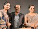 PIX: Rajinikanth, Sonakshi, Anushka at Lingaa music launch