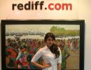 PIX: Zid debutante Mannara visits Rediff