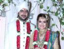 PIX: Dia Mirza weds