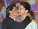 PIX: Shah Rukh, Deepika go on a KISSING SPREE