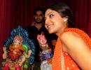 PIX: Shilpa Shetty, Hrithik, Ameesha's Ganpati Visarjan looked like a lot of fun!