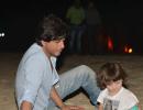 PIX: Shah Rukh Khan has fun on the beach