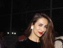 PIX: Malaika, Kareena, Karisma attend Christmas midnight mass