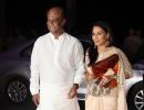 PIX: Sonakshi, Rajinikanth, Rekha at Kush Sinha's reception