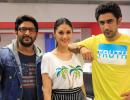 PIX: Arshad Warsi, Amit Sadh, Aditi Rao Hydari visit Rediff