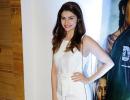 PIX: Prachi Desai, David Dhawan watch Drishyam