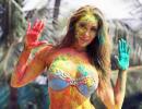 PIX: Sofia Hayat's Holi in a bikini