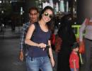 PIX: Shraddha, Salman return from Dubai