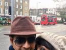 PIX: Karan Mehra, Nisha Rawal vacation in London