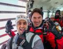 PIX: Sidharth goes sky diving in New Zealand