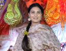 PIX: Rani Mukerji's family celebrates Durga Puja