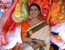 PIX: Kajol, Sushmita Sen celebrate Durga Puja