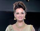 PIX: Dia Mirza, Maria Goretti mingle at a charity show