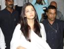 PIX: Bachchans, Madhuri, Juhi at Aadesh Shrivastava's prayer meet