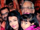 PIX: Aishwarya-Aaradhya, Vidya Balan visit Ganpati pandal