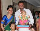 PIX: Salman, Kapoors, Sanjay Dutt's Ganpati Visarjan