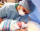 PIX: Veena Malik gives birth to baby girl