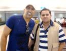 Spotted: Vindu Dara Singh at Mumbai aiport