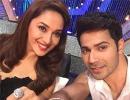 Varun, Jacqueline promote Dishoom on Madhuri's show