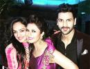 PIX: Newlyweds Divyanka, Vivek at their Mumbai reception