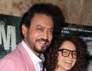 PIX: Irrfan, Kangana, Shah Rukh, Big B watch Madaari