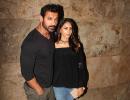 PIX: John Abharam, wife watch Dishoom