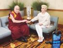 Lady Gaga meets the Dalai Lama