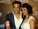 PIX: Krushna Abhishek, Kashmera Shah at a party