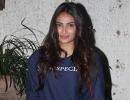 PIX: Athiya, Alia, Sidharth watch Kapoor & Sons